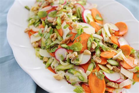shaved-vegetable-salad-recipe-simply image