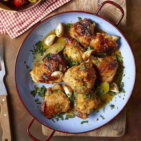 garlic-chicken-with-sherry-dinner-recipes-woman image