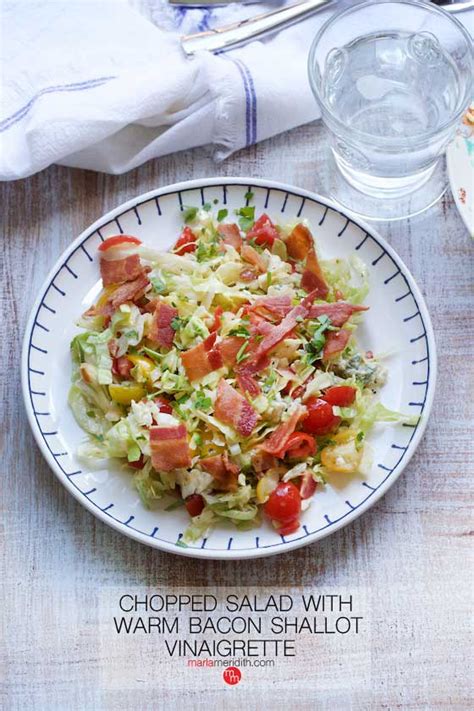 chopped-salad-with-warm-bacon-shallot-vinaigrette image
