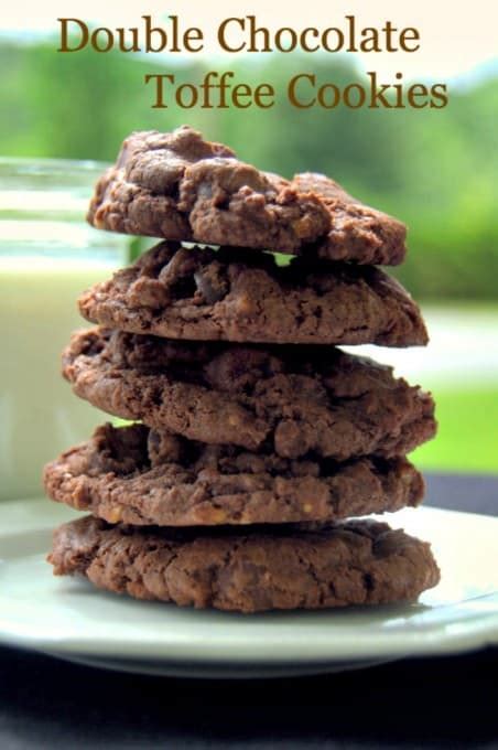double-chocolate-toffee-cookies-365-days-of-baking image