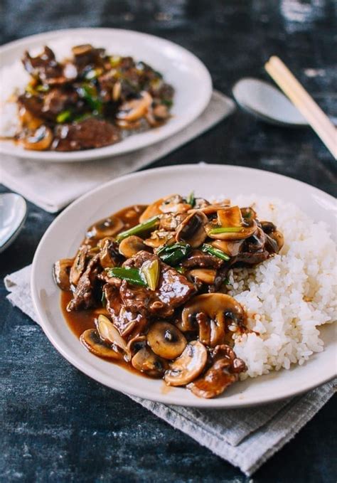 beef-and-mushroom-stir-fry-rice-plate-the-woks-of-life image