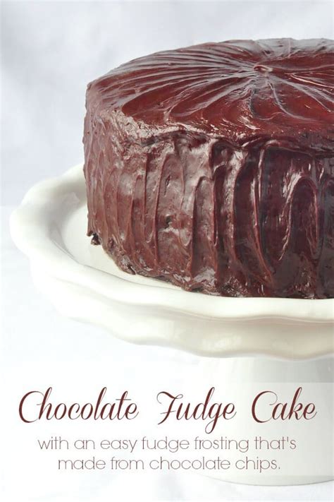 chocolate-fudge-cake-with-easy-fudge-frosting-rock image