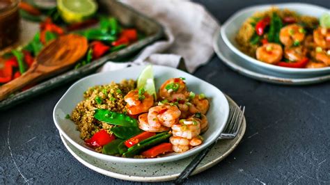 spicy-thai-sweet-chili-shrimp-sheet-pan-dinner image