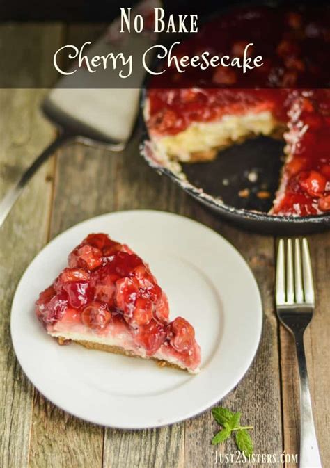 no-bake-cherry-cheesecake-food image