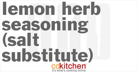 lemon-herb-seasoning-salt-substitute-recipe-cdkitchen image