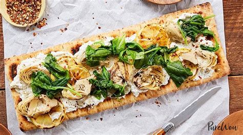 grilled-flatbread-pizza-with-artichoke-ricotta-and image