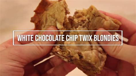 how-to-make-white-chocolate-chip-twix-blondies image