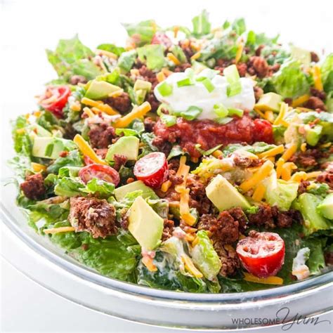 easy-healthy-taco-salad-recipe-with-ground-beef image