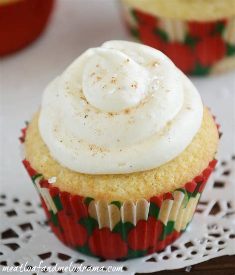 eggnog-cupcakes-with-eggnog-buttercream-frosting image