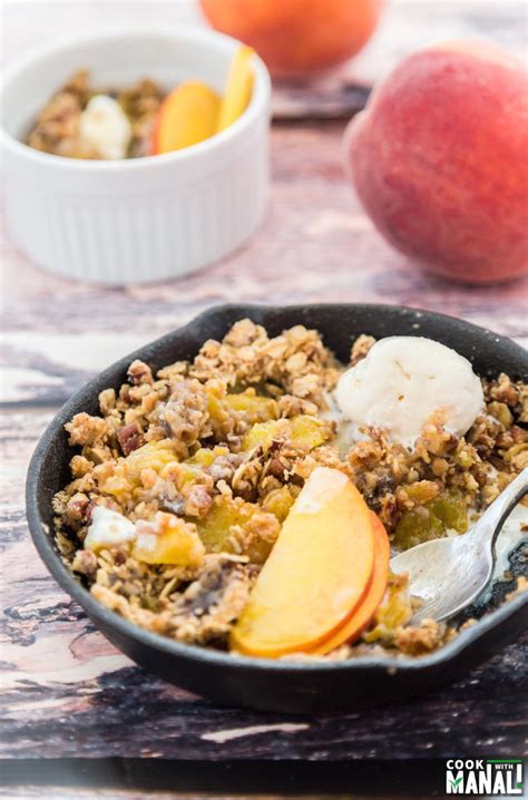 peach-crisp-for-two-cook-with-manali image