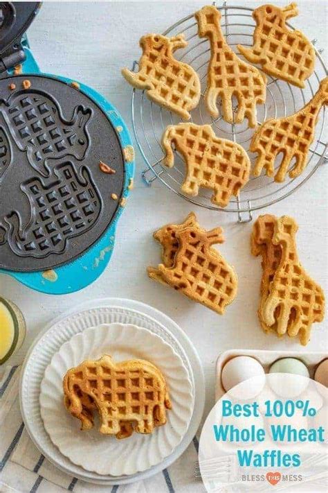 the-best-homemade-whole-wheat-waffles image