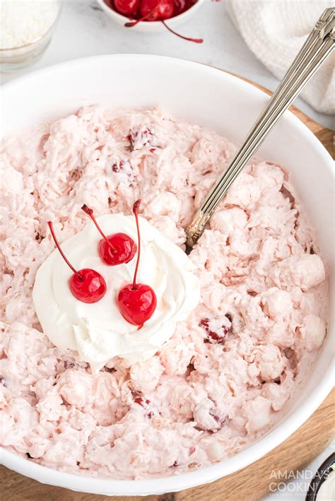 cherry-fluff-delicious-recipes-easy-desserts image