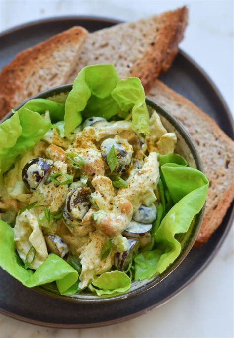 curried-chicken-salad-with-grapes-cashews-once image