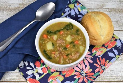 italian-sausage-lentil-soup-cook2eatwell image