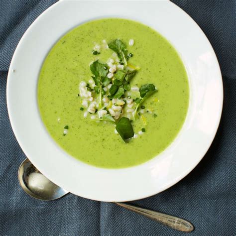 zucchini-and-spinach-soup-with-barley-coriander-and image