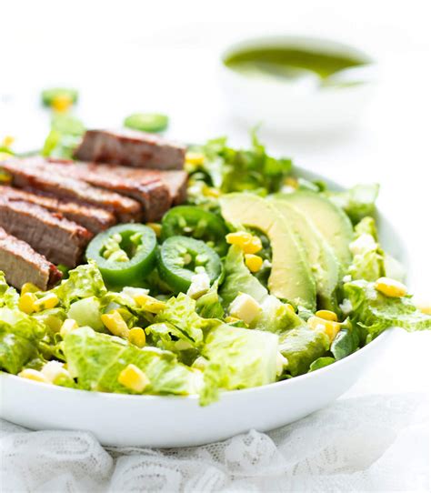 avocado-steak-salad-haute-healthy-living image