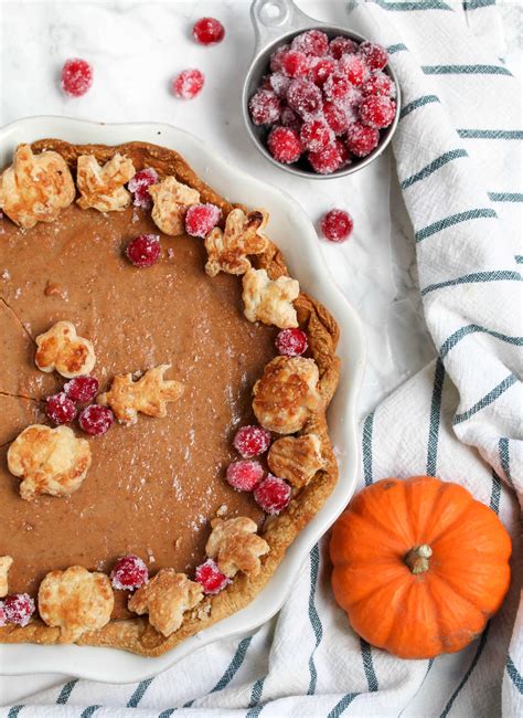 easy-to-make-eggless-pumpkin-pie-boston-girl-bakes image