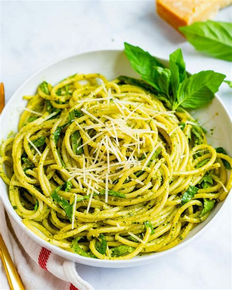 pesto-spaghetti-a-couple-cooks image