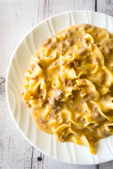 instant-pot-cheesy-ground-beef-and-noodles image