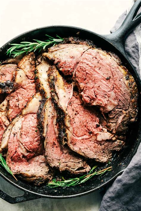 prime-rib-with-garlic-herb-butter-the image