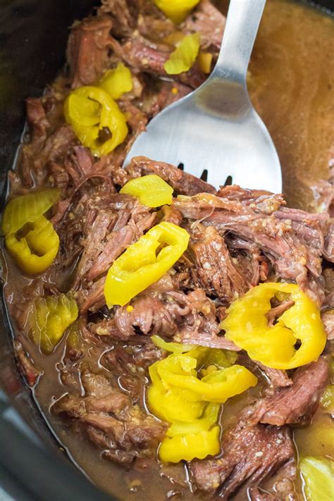 easy-four-ingredient-slow-cooker-italian-beef-sandwiches image