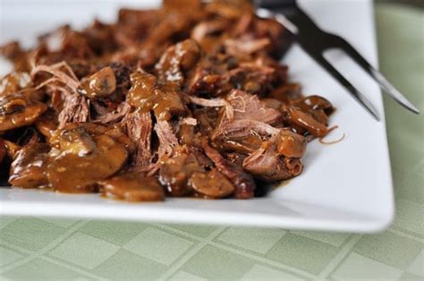 delicious-braised-brisket-with-mushrooms-mels-kitchen image