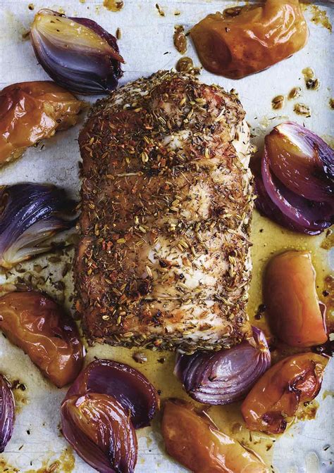 roast-pork-loin-with-apples-and-onions-leites-culinaria image
