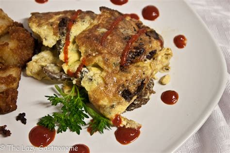 morel-mushroom-omelet-the-lazy-gastronome image