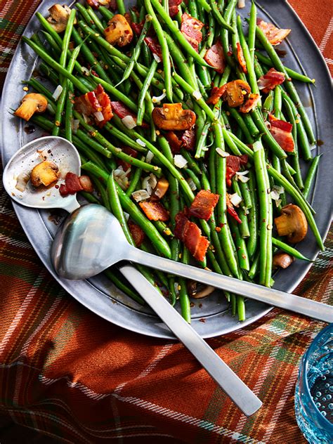 balsamic-green-beans-mushrooms-with-bacon image
