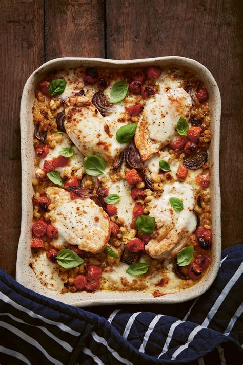 sheet-pan-mozzarella-topped-chicken-cutlets-kitchn image