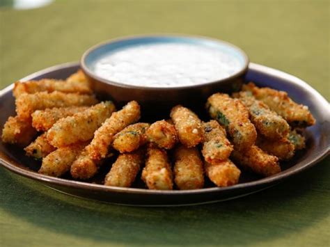 crispy-zucchini-fries-with-buttermilk-ranch-dipping-sauce image