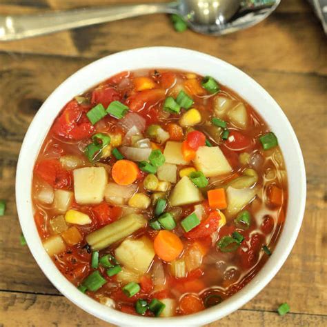 easy-slow-cooker-vegetable-soup-recipe-eating-on-a-dime image