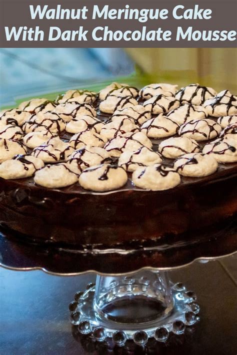 walnut-meringue-cake-with-chocolate-mousse-the image