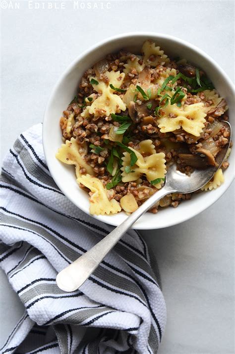 kasha-varnishkes-buckwheat-groats-with-bowtie-pasta-an image