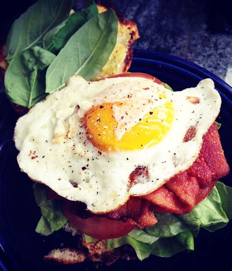 blt-sandwich-recipe-with-fried-egg-and-basil image