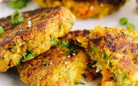 indian-spiced-chickpea-and-vegetable-cakes-vegan image