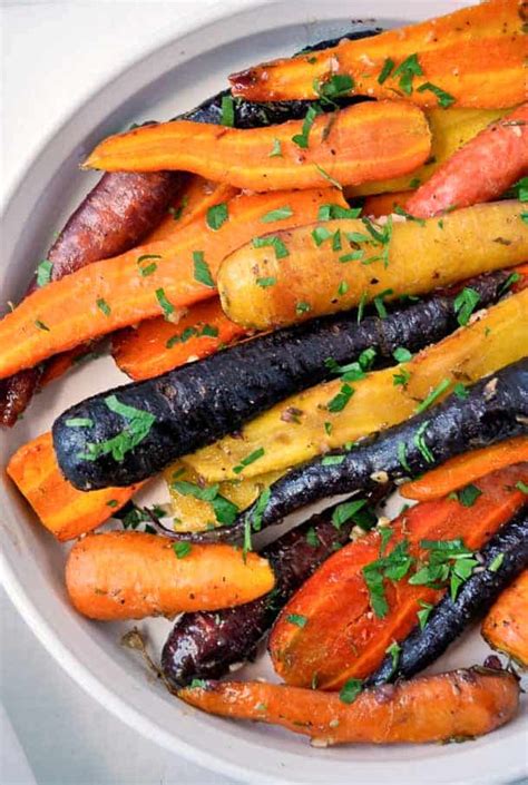 roasted-carrots-with-honey-mustard-glaze-flavour-and image