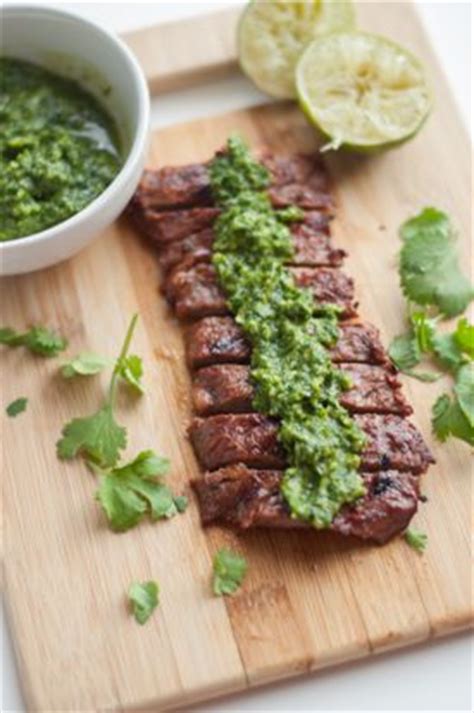 mouthwatering-cilantro-lime-skirt-steak-with-chimichurri image