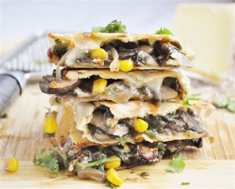 mushroom-corn-truffle-quesadillas-honey-whats-cooking image