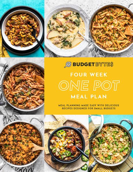 one-pot-meal-plan-volume-1-budget-bytes image