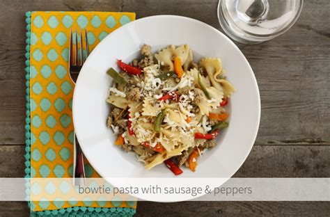 bow-tie-pasta-with-sausage-peppers-lulu-the-baker image