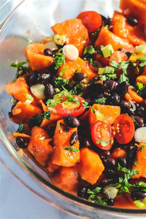papaya-black-bean-salad-savoring-italy image