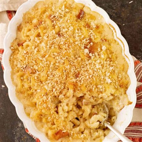 bacon-and-caramelized-onion-mac-and-cheese image