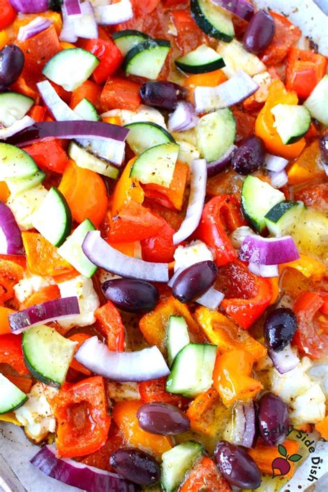 roasted-greek-salad-easy-side-dish image