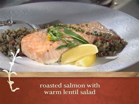 roasted-salmon-with-warm-lentil-salad-sara-moulton image