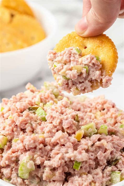 best-ham-salad-recipe-spread-or-sandwiches-little-sunny-kitchen image