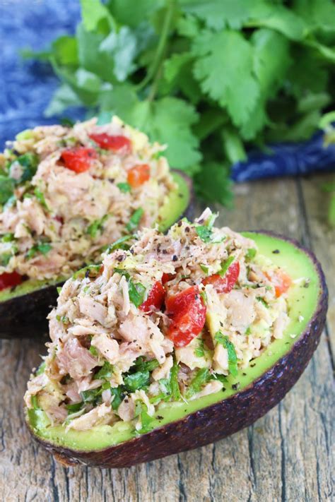healthy-tuna-stuffed-avocado-the-stay-at-home-chef image