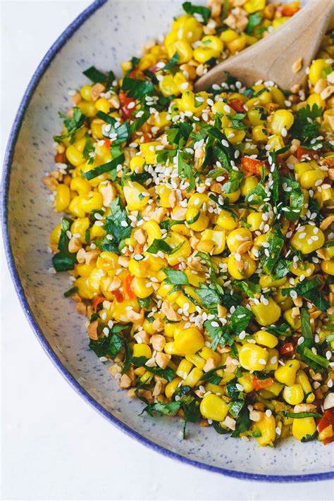 spicy-corn-salad-recipe-eatwell101 image