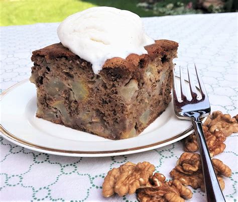 pear-and-walnut-cake-recipe-the-art-of-food-and-wine image