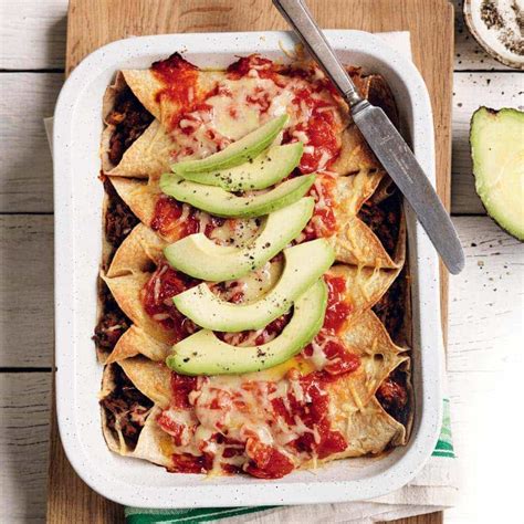beef-and-bean-enchiladas-healthy-food-guide image